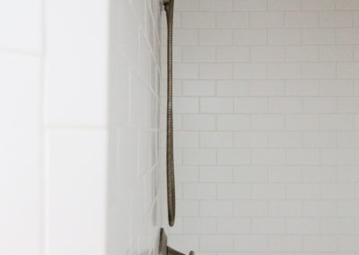 Shower tile bathroom remodel
