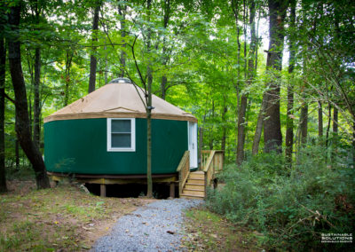 Yurt exterior build